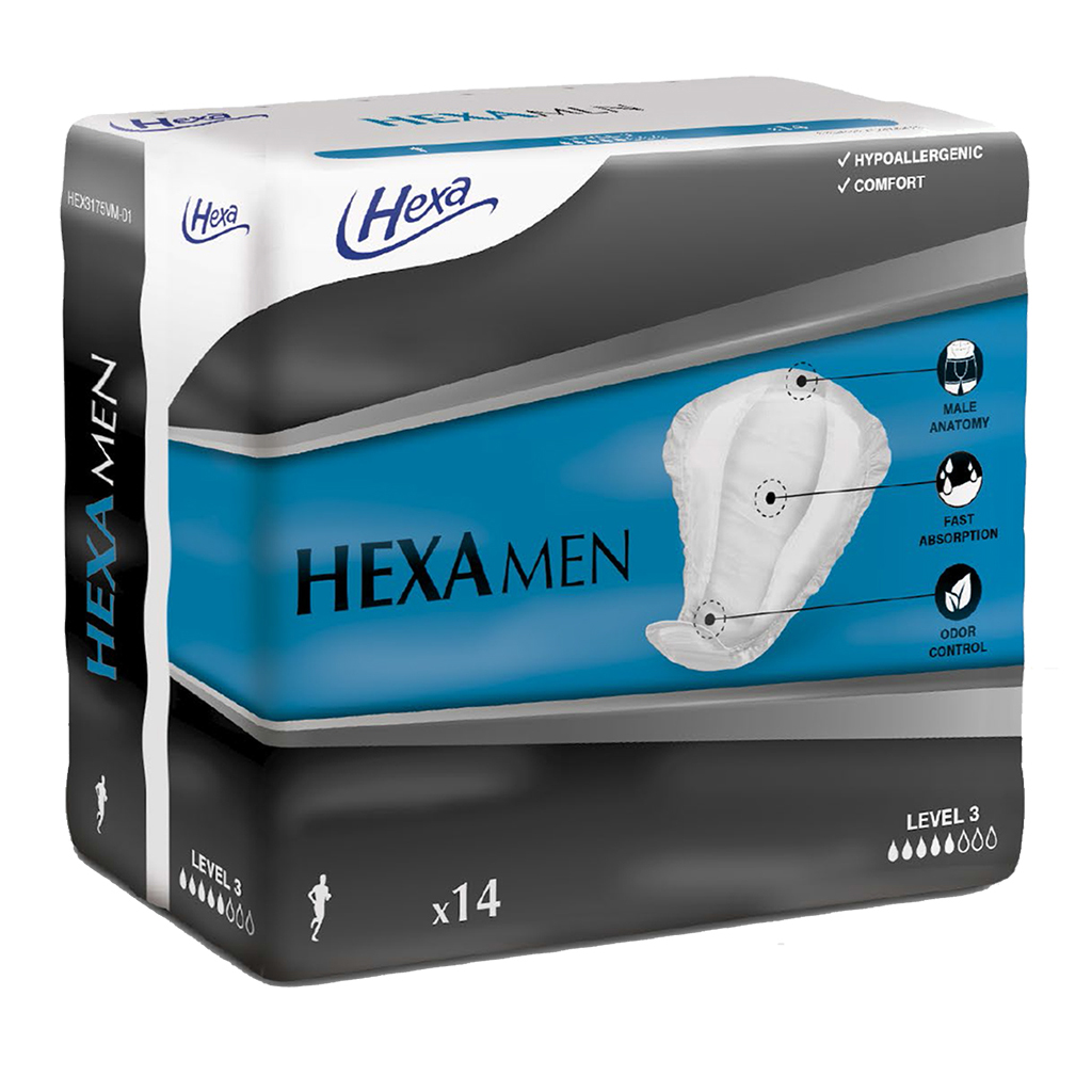 Image de produit Hexamen Niveau 3 : la solution pour les fuites urinaires chez l’homme