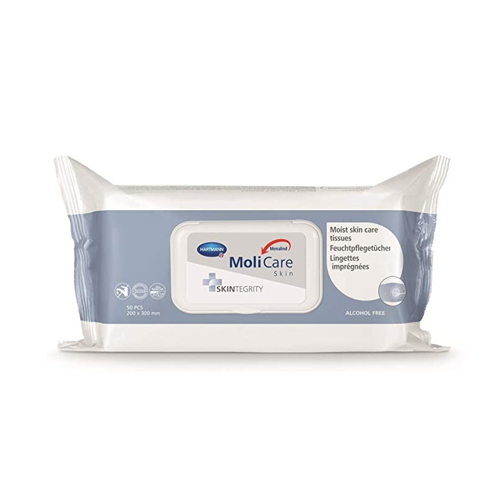 Image de produit LINGETTES NETTOYANTES IMPREGNEES MOLICARE SKIN