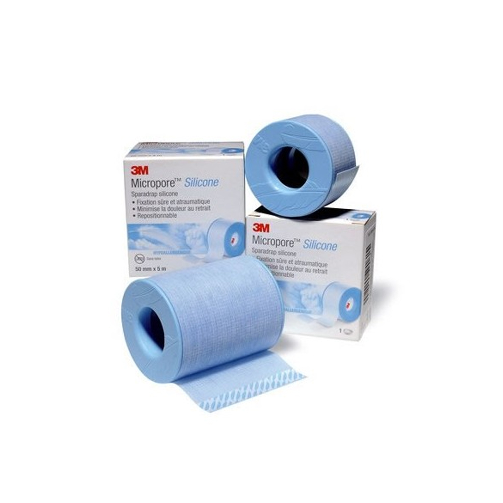 Image de produit Sparadrap MICROPORE SILICONE 3M