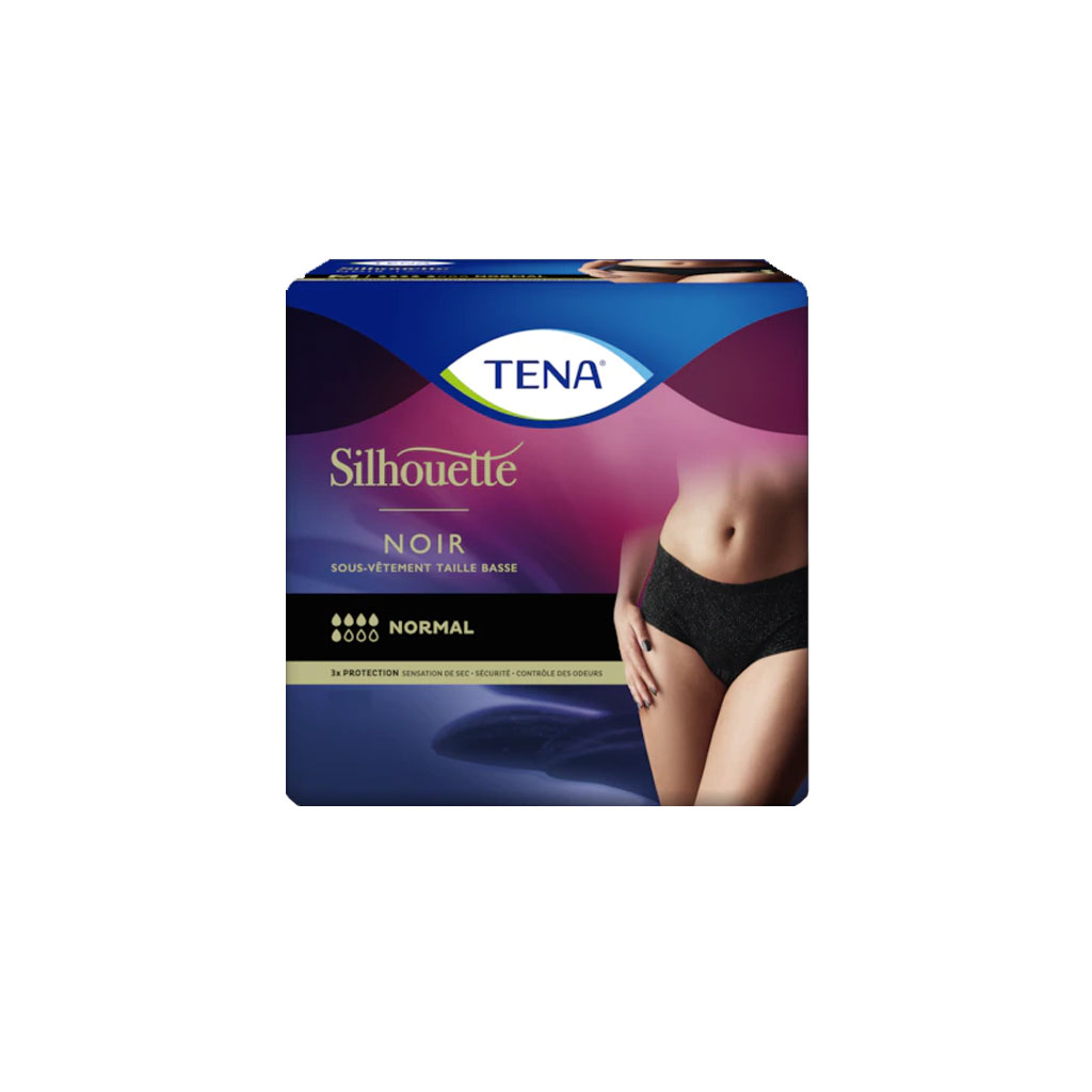 Image de produit TENA SILHOUETTE Taille Basse NOIR ou blanc