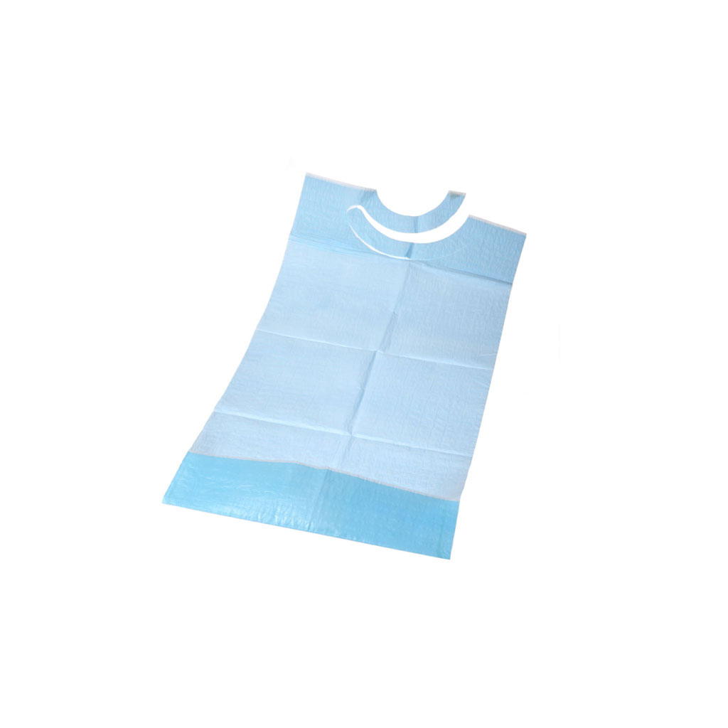 Image de produit Bavoirs jetables 2 plis : protection et praticité pour une hygiène impeccable